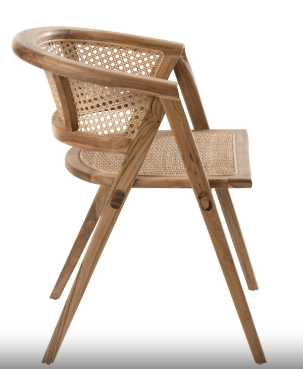 Chaise Ani Bois Teak Brun