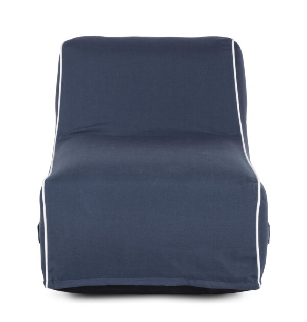 Fauteuil Rihanna gonflable bleu Bizzotto