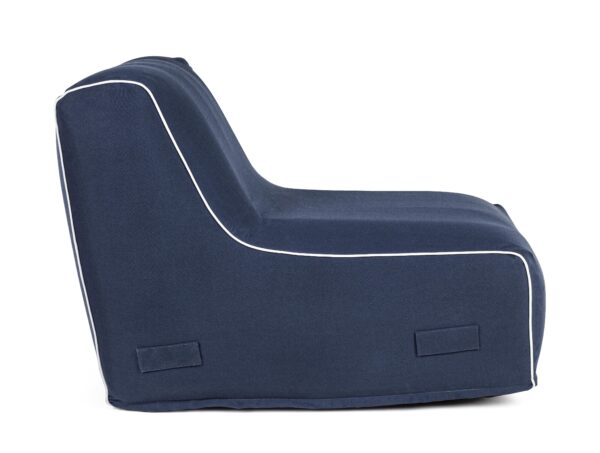 Fauteuil Rihanna gonflable bleu Bizzotto