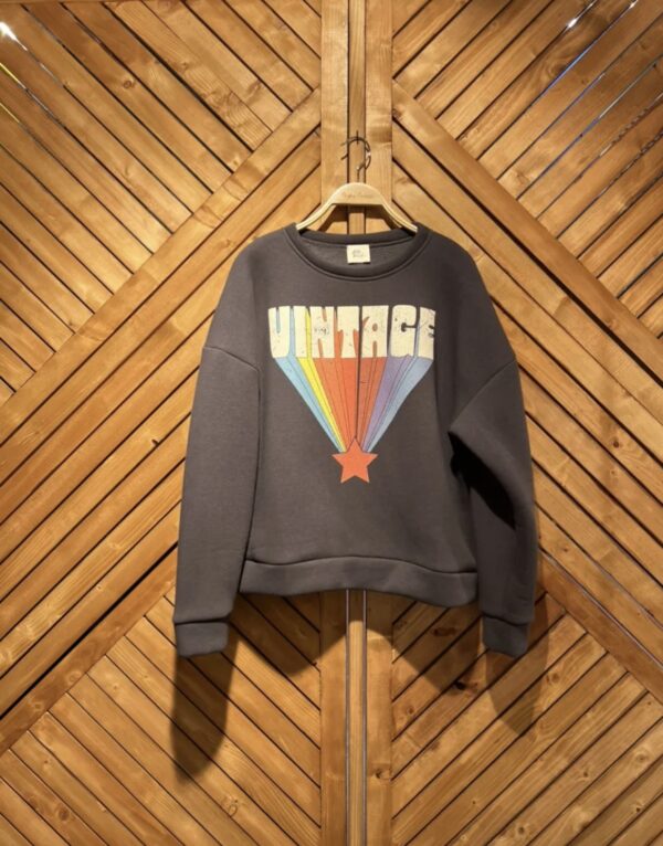 Sweatshirt femme "Vintage"-Arty Blush