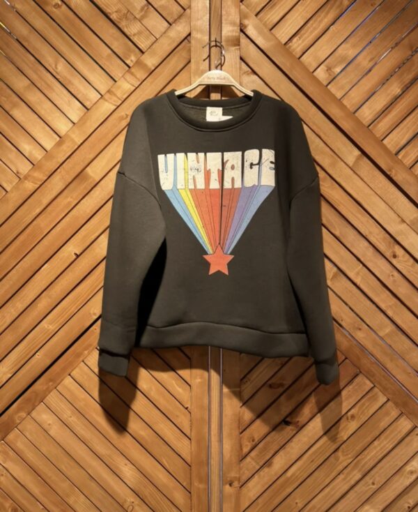 Sweatshirt femme "Vintage"-Arty Blush