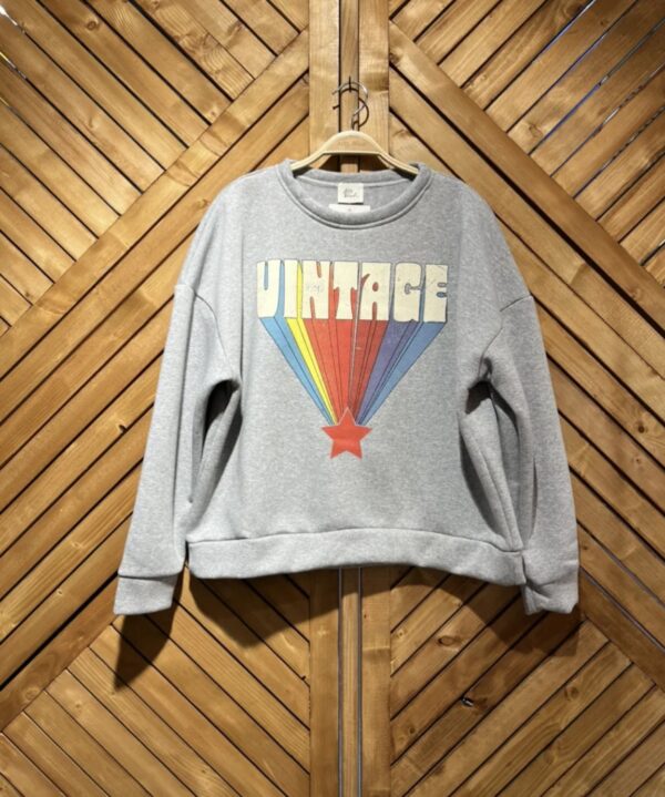 Sweatshirt femme "Vintage"-Arty Blush